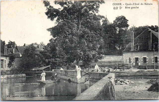 58 COSNE - quai d'aval du nohain rive gauche