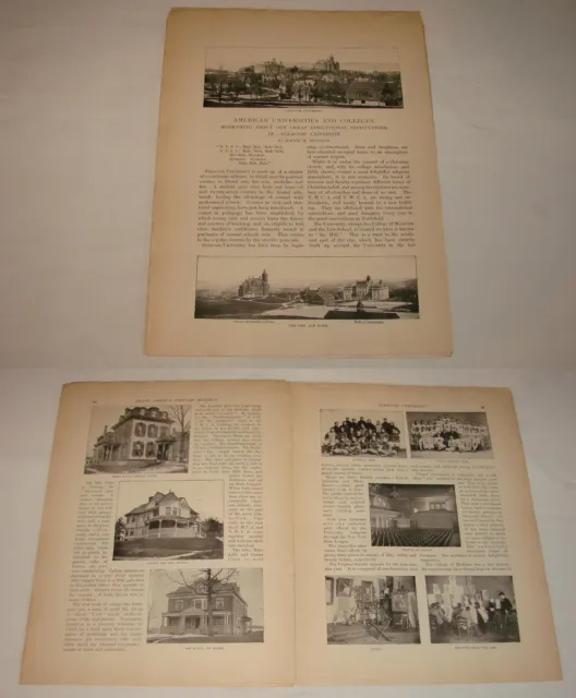 1897 Articolo ~ Syracuse Università New York