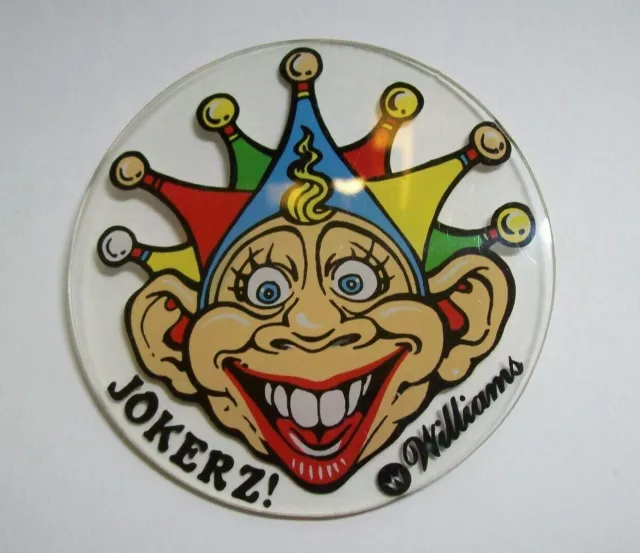 Jokerz Pinball Machine Promo Plastic Jester Clown Nice Drink Coaster Gift #5