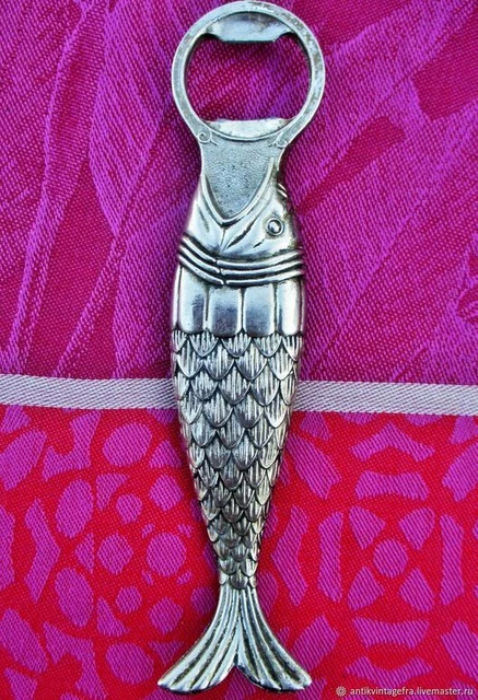 Décapsuleur Vintage En Forme De Poisson Articulé - Occasion En Bon état