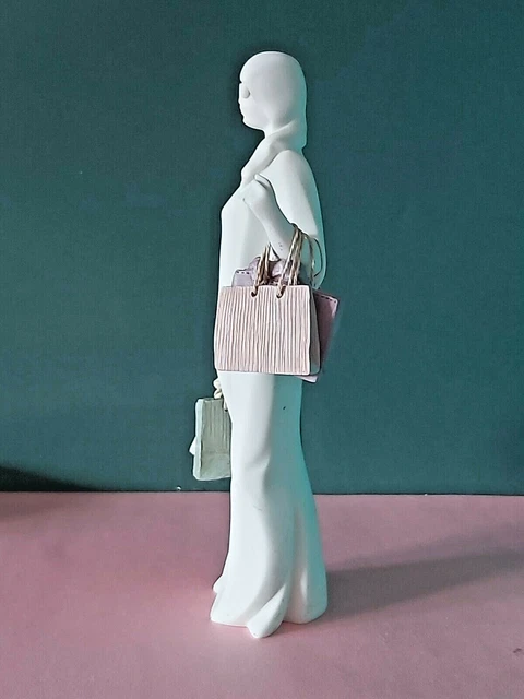 LADY IN GLASES FIGURINE ORNAMENT HANDBAGS TOTES by NADAL VALENCIA SPAIN 2012's 6
