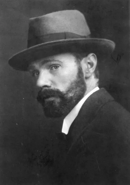 D.H. Lawrence (1885-1930), English Novelist & Short Story Writer --POSTCARD