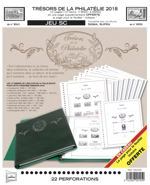 Jeu France SC Les Trésors de la Philatélie 2018