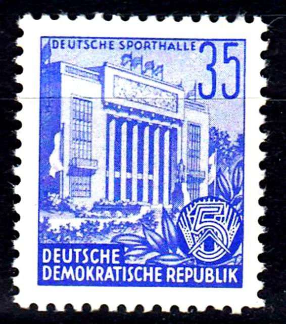 374 postfrisch DDR Briefmarke Stamp East Germany GDR Year Jahrgang 1953