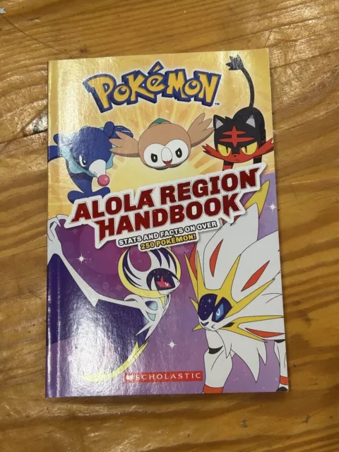 POKEMON Alola Region Handbook Stats & Facts Paperback Book