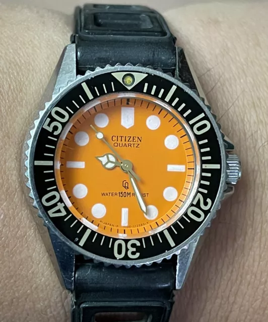 1982 Citizen Crystron Quartz Diver Ladies Watch 1982 Citizen Crystron Quartz Diver Ladies Watch
