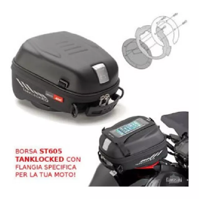 Borsa Serbatoio Suzuki Gsr 600 Givi ST605 Tanklock Bf01