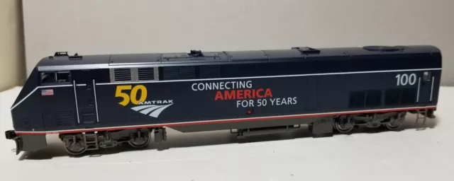 Amtrak Railroad GE P42 50 Anniversary Midnight Blue KATO 37-6113 HO DCC Ready