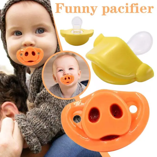 Funny Big Mouth Dummy Nipple Teat Baby Pacifier Soother B8ME,r Teether Y9 X2A3