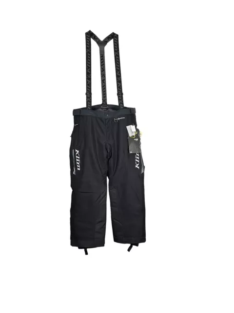 KLIM Sample Kaos Winter Snowmobile Pants - Men's Large/Short  - Black/Asphalt
