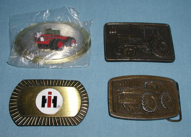 4 International Harvester Belt Buckles