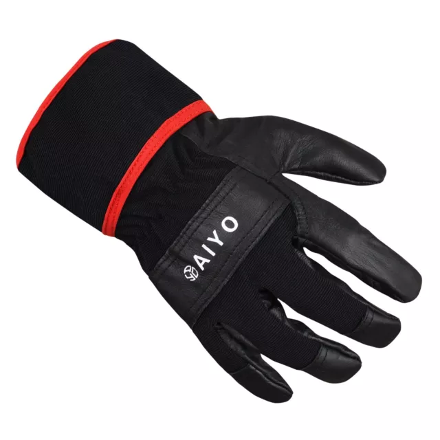 Heavy Duty Tough Gloves Professional Leather Gauntlet Rigger Pond Drain
