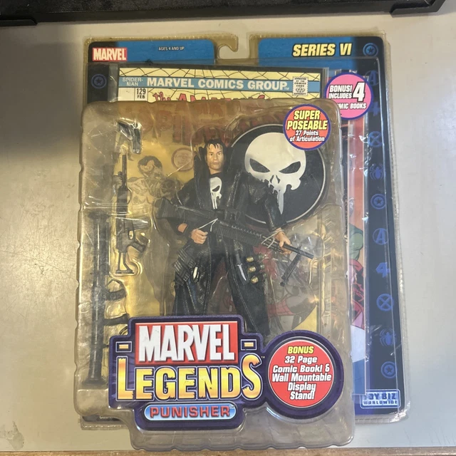 Marvel Legends Movie Punisher 2004 – Série 6 – Figurine Thomas Jane Par Toy Biz – NEUVE