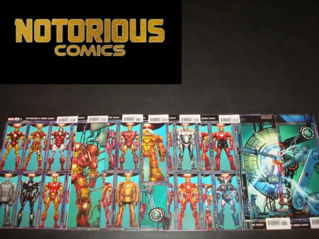 Invincible Iron Man 1 2 3 4 5 6 7 8 Complete Layton Connecting Variant Set