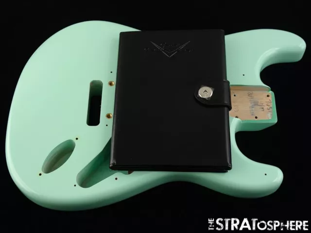 USA Fender Custom Shop Jeff Beck Stratocaster NOS BODY Strat Surf Green 2