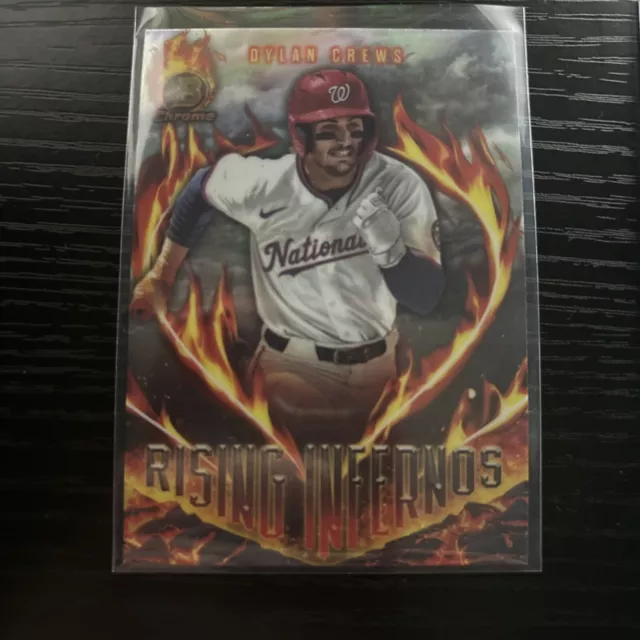 2024 BOWMAN CHROME Dylan Crews Rising Infernos SP RI11 Nationals EUR