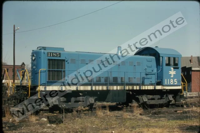 Orig. Slide Boston & Maine BM 1185 Alco S3 White River Junction VT 5-6-1972