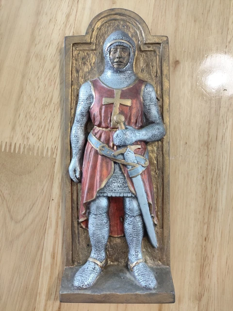 レリーフ壁掛け彫刻 MARCUS DESIGNS knight MARCUS DESIGNS MEDIEVAL KNIGHT WALL PLAQUE ROBERT BRUCE KING