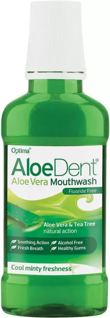 Aloe Dent Mundwasser & Vit K & Teebaum 250ml-9er Pack