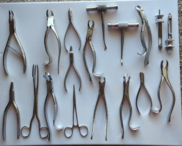 Vintage Dental Tools (Set Of  17)