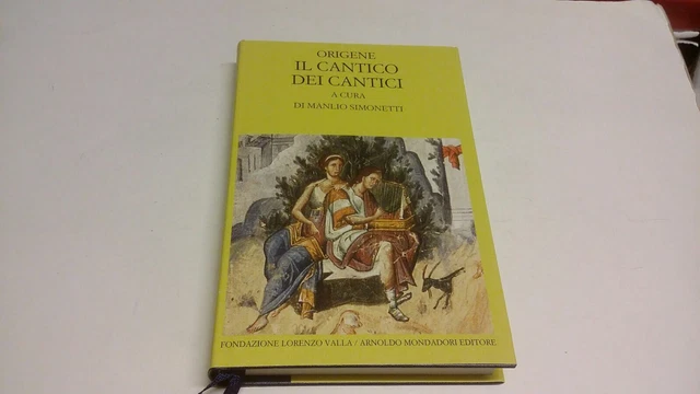 ORIGENE - IL CANTICO DEI CANTICI FONDAZIONE LORENZO VALLA, 16mr23