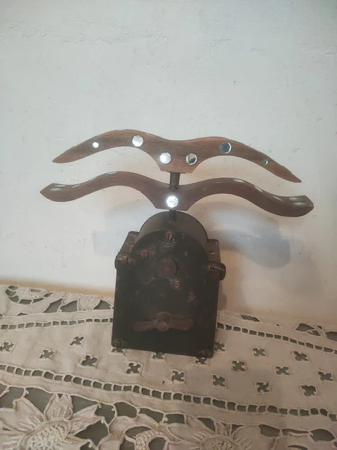 Ancien Miroir Alouette Mécanique FRAC – Appeaux De Chasse Vintage – Fer – Italie