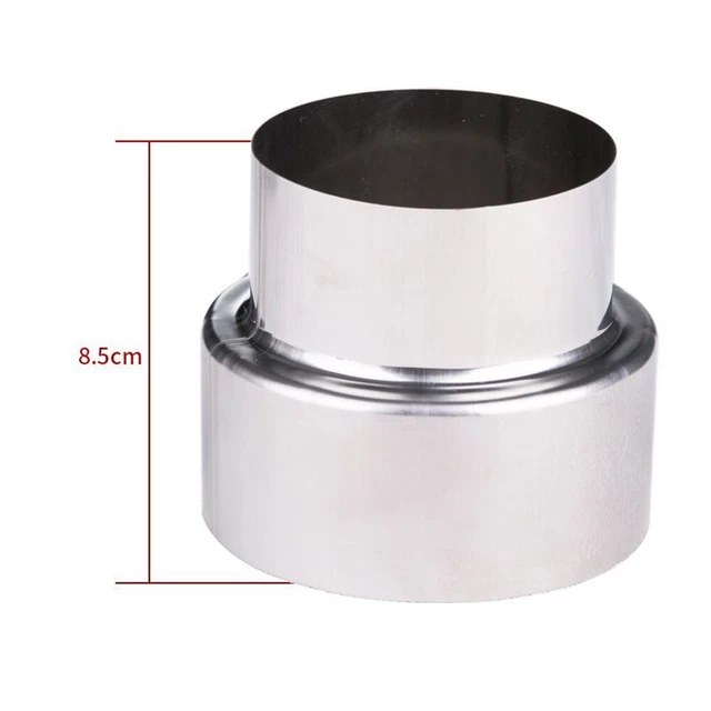 Acier Inoxydable Conduit Doublure Réducteur / Tubage Connector-Chimney Bloc