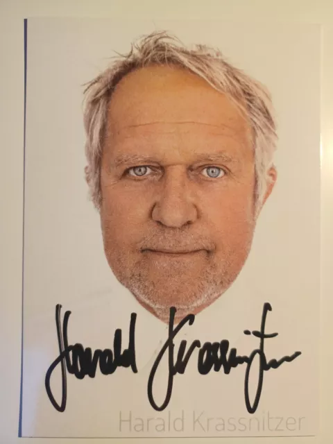 Harald Krassnitzer original handsignierte Autogrammkarte / Tatort T25