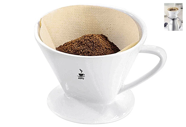 GEFU Kaffee-Filter Sandro Größe 101 8,5cm Ø10cm  Porzellan 179246
