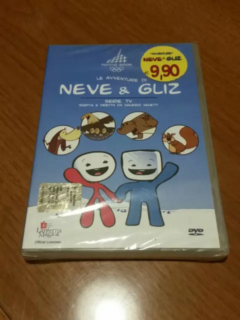 Dvd serie tv Mascotte NEVE & GLIZ Torino 2006 Olimpiadi Olympic Winter Mascot