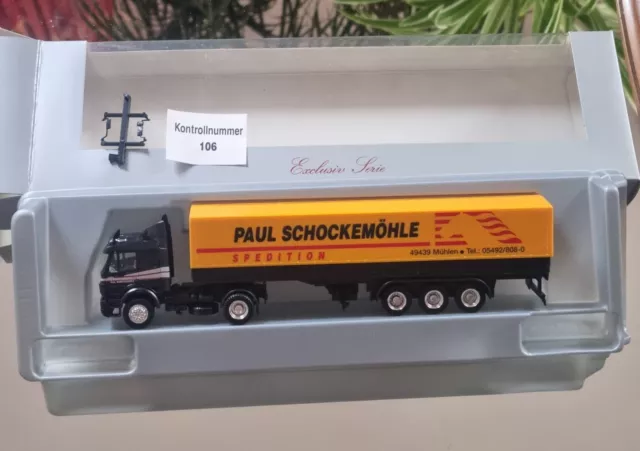 Herpa Mercedes-Benz SK Planen-Sattelzug "Paul Schockemöhle"