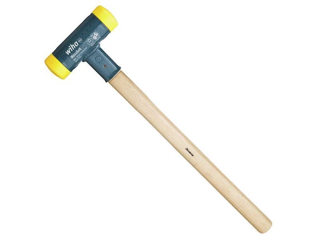 Wiha Soft-Face Morts-Coup Marteau Noyer Blanc Poignée 436g WHA02093