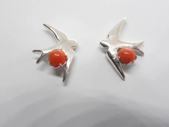 Paire Boucles d'oreille Clous Argent Pierre Coeur Rose (5 mm) - Achat / Vente boucle d'oreille