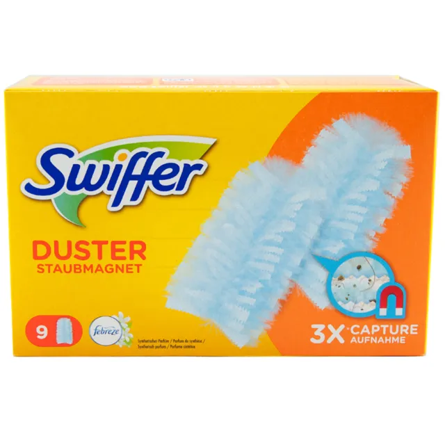 Swiffer STAUBMAGNET NACHFÜLLER 1 x 9 Stück mit Febreze Duft 9 Stück