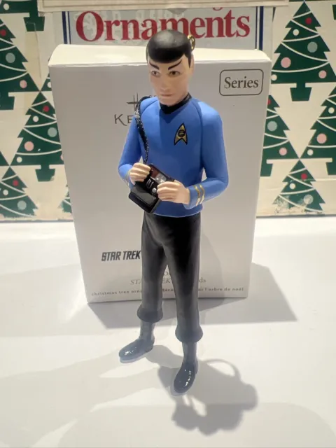 Spock Star Trek Legends Séries Noël Poinçon Souvenir Ornement En Boîte