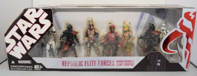 Star Wars Republic Elite Forces Mandalorians & Clone Troopers - Sigillato 30°