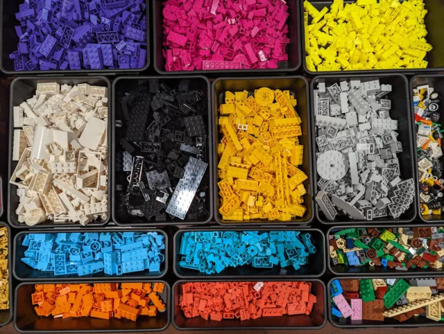 LEGO Bulk 1/2 Pound Bricks Parts and Pieces - Lots - Select Your Color