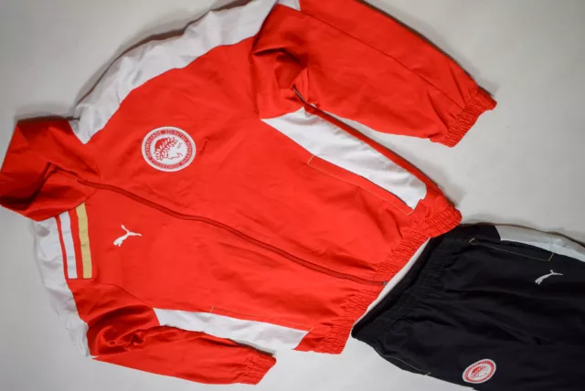 Puma Olympiakos Piräus Trainings Anzug Sport Track Jump Suit Peiraios 152 Kids L