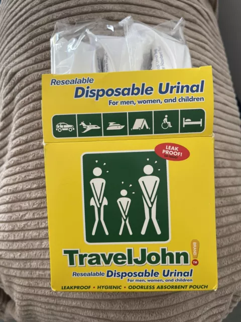 Travel John Resealabe Disposable Urinal