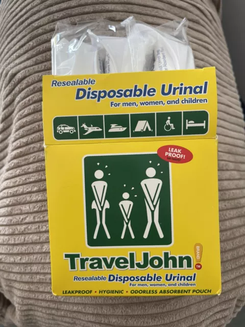 Travel John Resealable Disposable Urinal