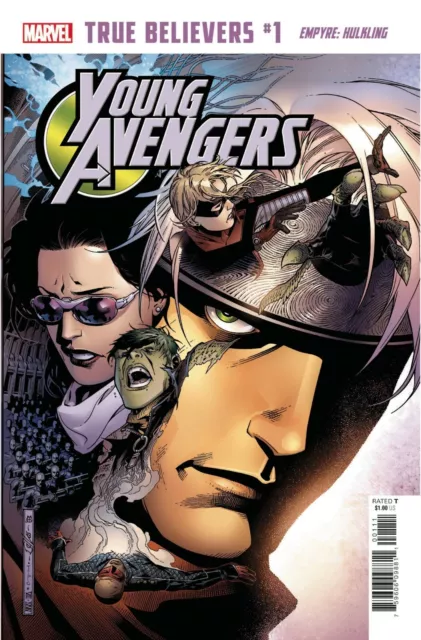 TRUE BELIEVERS EMPYRE HULKlING 1 REPRINTS YOUNG AVENGERS 11 NM