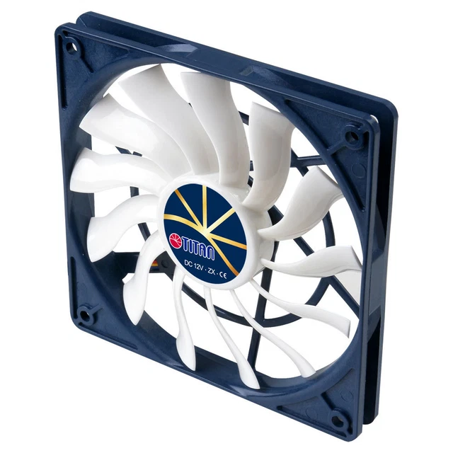 Ventola, Titanio, 120x120x15mm, TFD-12015H12ZP/KE(RB), ventola Extreme Silent, con PWM,