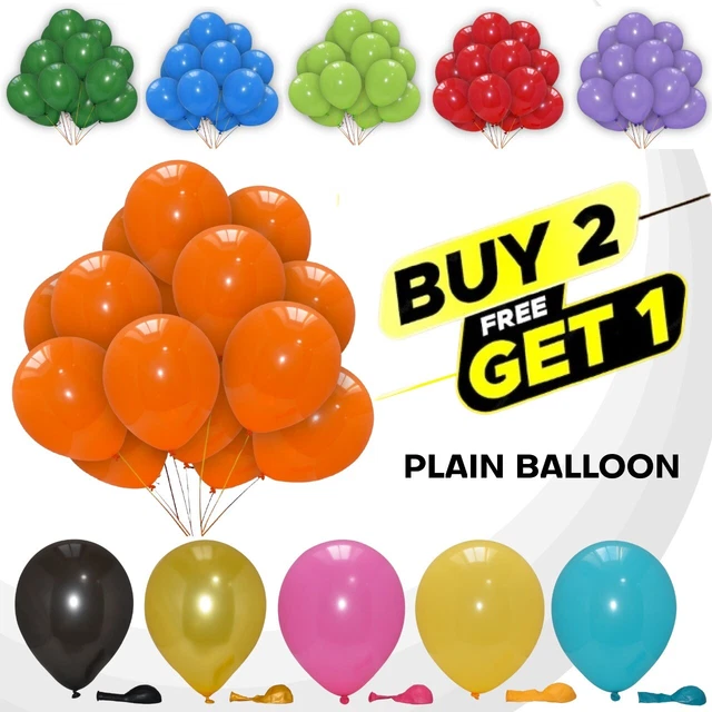 12'' BALLOONS LATEX Helium PLAIN BALOONS Quality Birthday PARTY Wedding