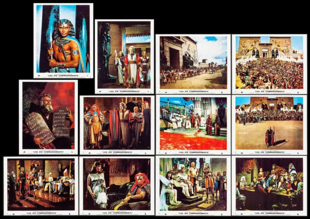 12 photos Lobby card French "Les Dix Commandements (The Ten Commandments)"