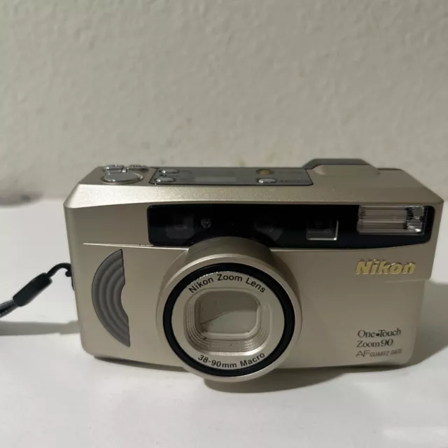 Nikon One Touch Zoom 90S 38-90mm Macro 35mm Point & Shoot Film Camera