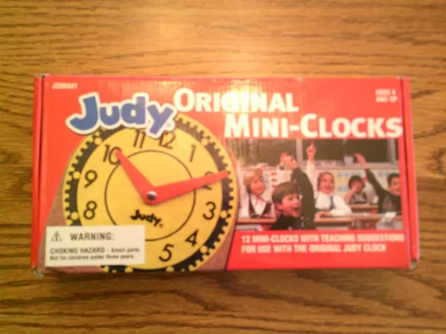 11 Judy Original Mini Clocks Learning Analog Time  Teaching Aid