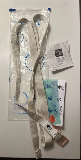 Off White Black Industrial Belt Mini Authentic