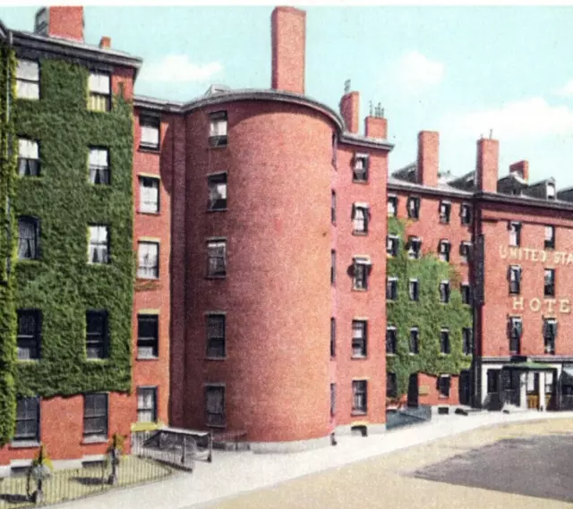 Boston Massachusetts United States Hotel Postcard Vintage