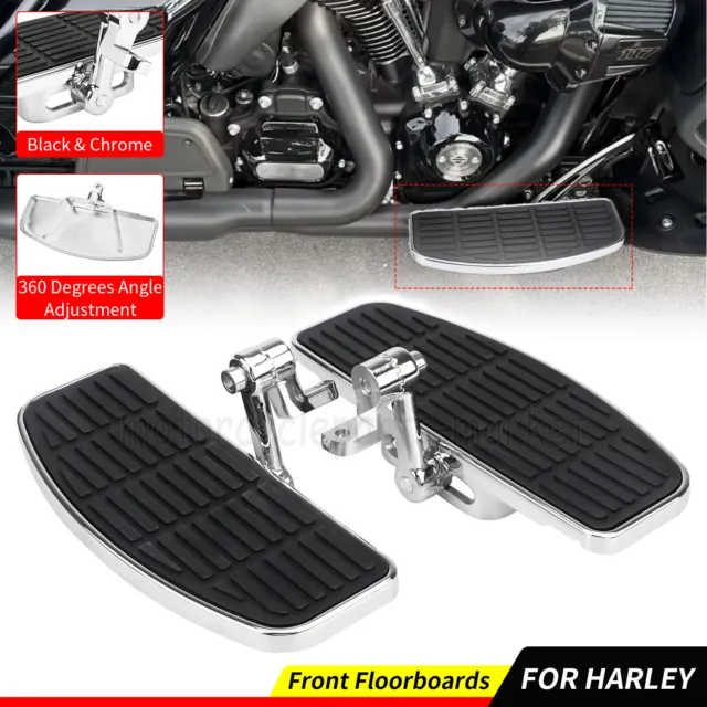 Adjustable D Floorboards Male Mount Foot Pegs For Harley Softail Dyna Sportster