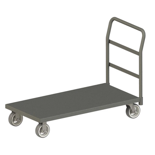 GRAINGER APPROVED EPT36728MR95 Platform Truck,2400lb,72in x 36in,40in H